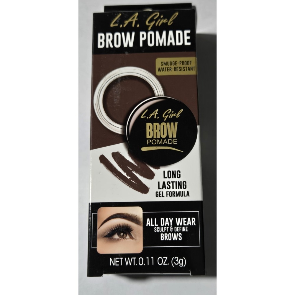 L.A. Girl Brow‎ Pomade Smudge-Proof Water -Long Lasting Gel .11oz Warm Brown
